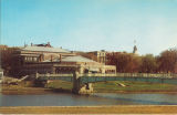 Northwest view of Iowa Memorial Union, the University of Iowa, circa 1960