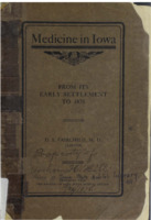 Medicine in Iowa from its First Settlement until 1876