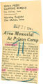 Area memorial at prison camp