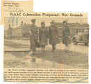 WAAC celebration postponed: wet grounds