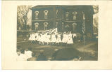 Children dancing around maypole, Knoxville, Iowa, 1910s?