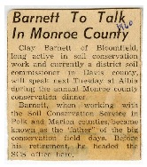 1960 - Bennett to talk in Monroe County