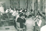 Dining in Quadrangle Residence Hall, the University of Iowa, 1948