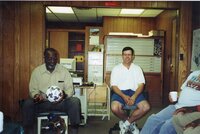 2000  JB Martin Sr and Dana Holland at JB's going away party