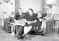 Clarence Schaver Family Group 