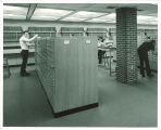 Card catalog in Main Library, the University of Iowa, 1970s