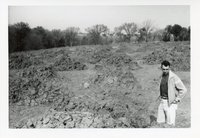 1964 - Ed Mcdonough at Lake Fisher Silt Removal Site