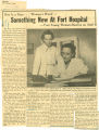 Something new at Fort hospital