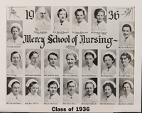 1901 - 1998 Nursing school class photos by year