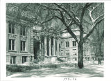 Southeast view of MacBride Hall in winter, the University of Iowa, 1920s?