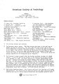 Executive Council Meetings of the American Society of Andrology 1981