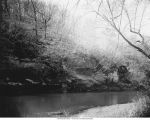 Coal Measure Sandstone on Raccoon River, Iowa, late 1890s or early 1900s