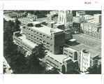 Model of the North Tower addition to University Hospitals, occupied in 1974, The University of Iowa, 1970s