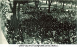 Commencement on Pentacrest, The University of Iowa, June 5, 1923