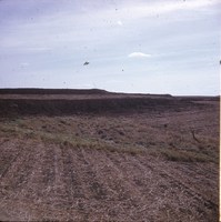 Broad based terrace with water on Bumann farm.