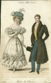 French lady's and gentleman's dress