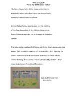 Conservation Poster Contest Results, 2004