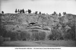 Dakota Sandstone overlain by Benton make up the falls of Fall River, S.D., late 1890s or early 1900s