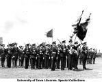 Governor's Day color guard, The University of Iowa, May 14, 1938