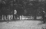 Military memorial service, 1919