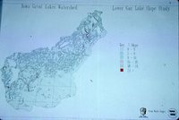Iowa Great Lakes Watershed - Lower Gar Slope Study Map.