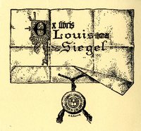 Louis Siegel Bookplate 