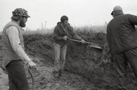 Howard Bright and others by ditch