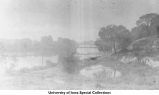 Iowa Avenue Bridge, Iowa City, Iowa, between 1911 and 1915