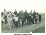 Horseback riding, The University of Iowa, 1950s