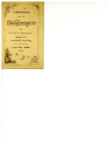 1883 Albion Seminary Commencement Program