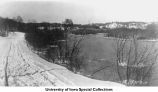 Iowa River along North Riverside Drive, Iowa City, Iowa, between 1900 and 1905