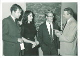 Paul Engle with Maytag Fellowship students, The University of Iowa, 1961