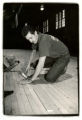 State Gymnasium floor repair, 1995