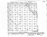 Iowa land survey map of t091n, r015w