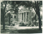 Entrance to Macbride Hall, the University of Iowa, 1950s?