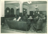 Lobby and information desk in Iowa Memorial Union, the University of Iowa, 1929