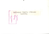 McGregor Public Library