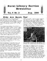 Rural Library Service Newsletter