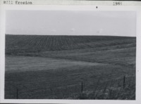 Rill erosion in Elk Township; Delaware County, Iowa.