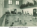 Students swimming, The University of Iowa, 1920s