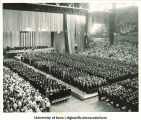 Commencement at the Field House, The University of Iowa, June 9, 1950
