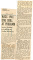 WACs will give drill at program