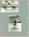 Women performing gymnastics in Halsey Hall, the University of Iowa, April 14, 1920