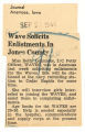 WAVE solicity enlistments in Jones County