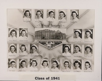 1901 - 1998 Nursing school class photos by year