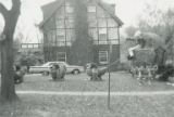 Kappa Delta Homecoming lawn display, ""Whip 'em,"" 1962