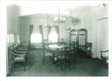 Dining room in President's residence, The University of Iowa, April 25, 1948