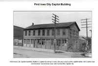 First Iowa Capitol Building in Burlington