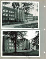 Main Library looking north, the University of Iowa, 1950s