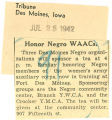 Honor Negro WAACs